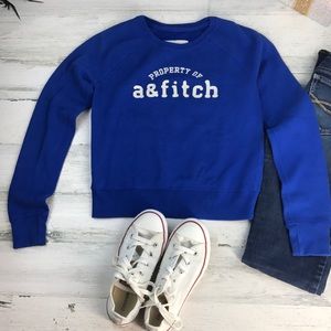Abercrombie kids royal blue sweatshirt size S